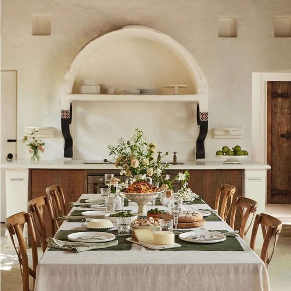 LINGE PARTICULIER TABLE-MAT 100% LINEN 
IN OLIVE Color made in FRANCE - Picture 2 of 11